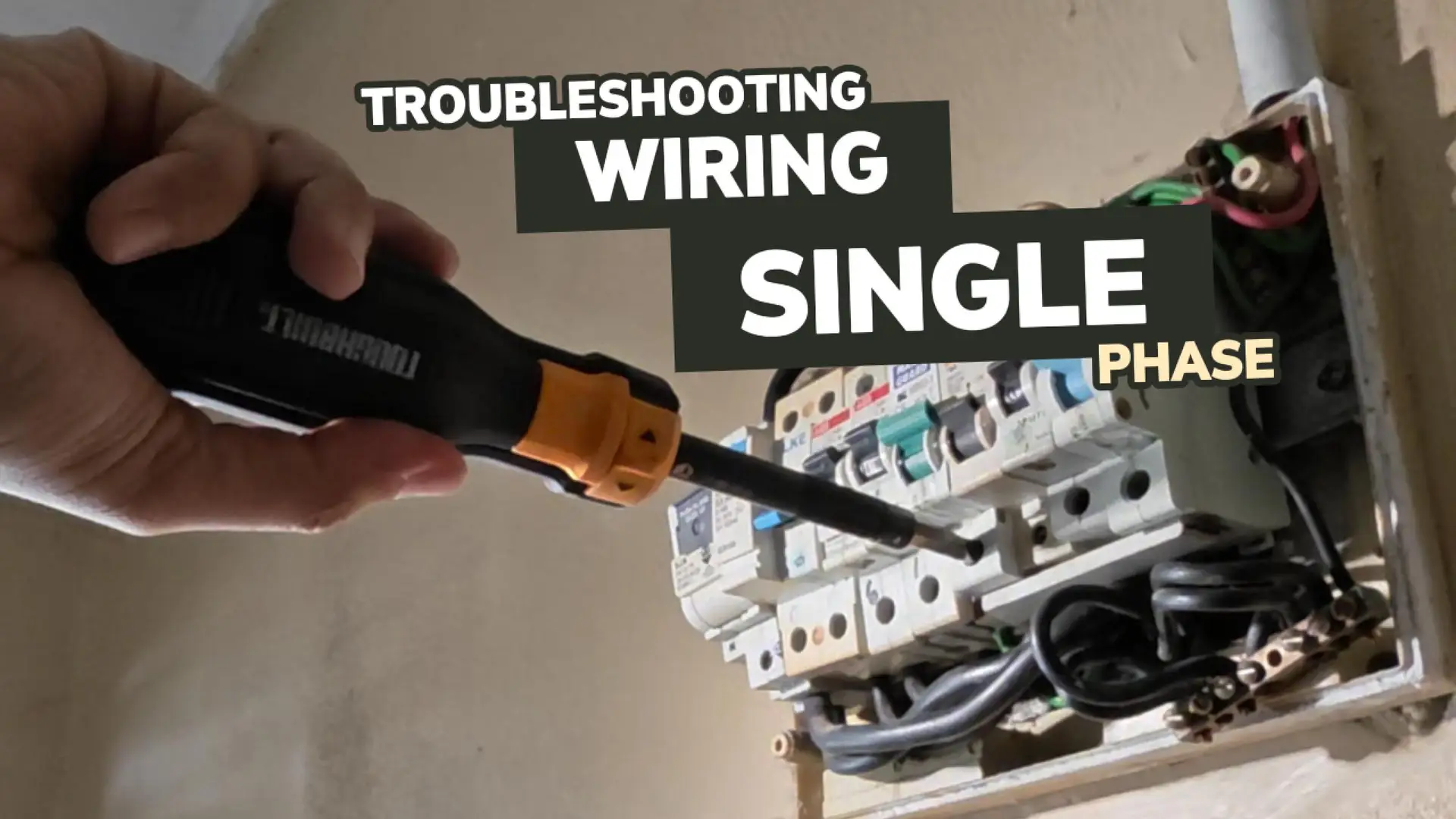 troubleshooting wiring single phase cover
